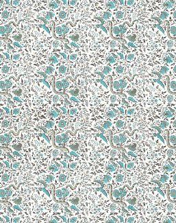 Панно и фотообои Iksel Repeat Design Wallpapers Indienne RW306/cr53/Turquoise