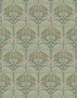 Панно и фотообои Iksel Repeat Design Wallpapers Nasrid Lions RW916/cr60/Sage