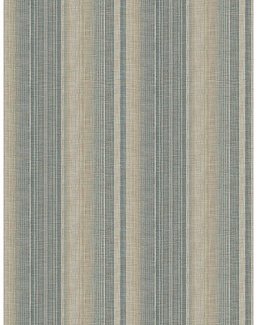Ткань Fabricut Checks&Stripes Avalon Lane Wildfire/SeaBreeze