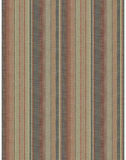 Ткань Fabricut Checks&Stripes Avalon Lane Wildfire/HennaBlue