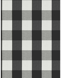 Ткань Fabricut Checks&Stripes Avalon Lane Milia/Charcoal
