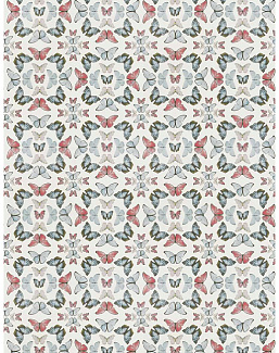 Ткань Trend Echo Citrus/Coral 05144/Bouquet