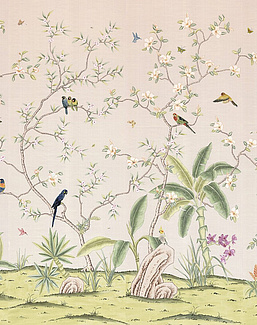 Обои Paul Montgomery Studio Fine Painted Wallpapers Enchanted Garden