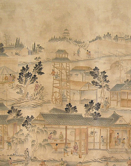 Обои Paul Montgomery Studio Fine Painted Wallpapers Meng Hui
