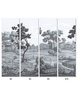 Обои Paul Montgomery Studio Fine Painted Wallpapers Temples and Follies