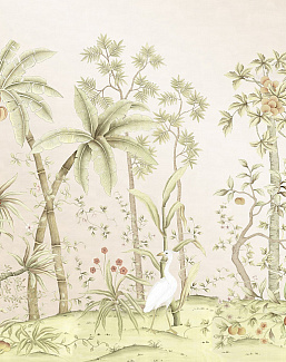 Обои Paul Montgomery Studio Fine Painted Wallpapers Tropical Forest