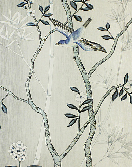 Обои Paul Montgomery Studio Endur Collection (Mural Sources) E-CH-205-WH1-SR/Silver