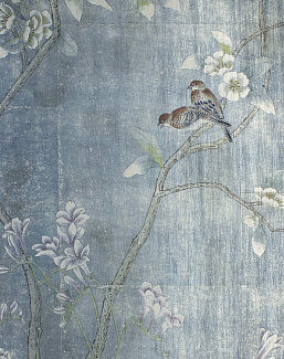 Обои Paul Montgomery Studio Endur Collection (Mural Sources) E-CH-215-BL1-SS/Antiqued Silver