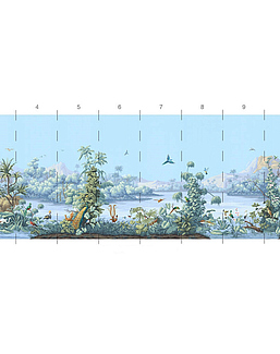 Обои Paul Montgomery Studio Endur Collection (Mural Sources) E-PN-880-AZ-SK/Classic
