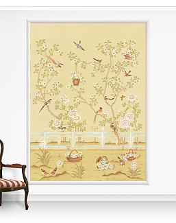 Обои Paul Montgomery Studio Murals For Unique Walls Adriana Diptych/Yellow