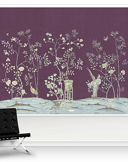 Обои Paul Montgomery Studio Murals For Unique Walls Chai Wan/Amethyst