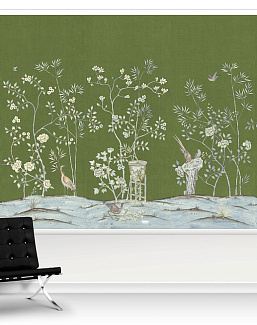 Обои Paul Montgomery Studio Murals For Unique Walls Chai Wan/Moss