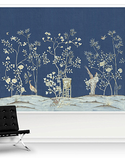 Обои Paul Montgomery Studio Murals For Unique Walls Chai Wan/Royal