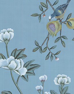 Обои Paul Montgomery Studio Murals For Unique Walls Jinan/Blue