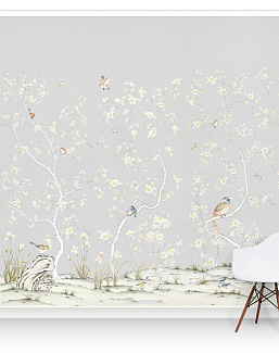 Обои Paul Montgomery Studio Murals For Unique Walls Lavena/Grey
