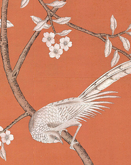 Обои Paul Montgomery Studio Murals For Unique Walls Maysong Paris/Orange