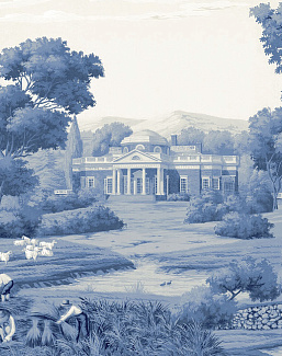 Обои Paul Montgomery Studio Murals For Unique Walls Virginia/Grisaille