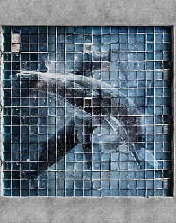 Обои Factura Collection 2021 BLUE WHALE/1