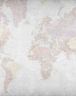 Обои Factura Kids WORLD MAP/3