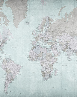 Обои Factura Kids WORLD MAP/4