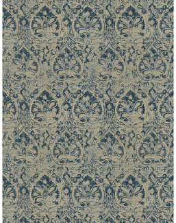 Ткань Fabricut Chromatics Vol.XXVI Azure CritiqueDamask/Navy