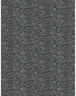 Ткань Fabricut Chromatics Vol.XXVI Azure Hieroglyphics/Midnight