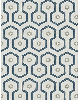 Ткань Fabricut Chromatics Vol.XXVI Azure NarvaFringe/Blue