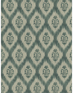 Ткань Fabricut Chromatics Vol.XXVI Succulent IdolIkat/Robin'sEgg