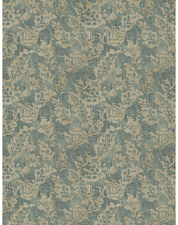 Ткань Fabricut Luxe Nuances Sapphire Forest AgelessBeauty/Ceramic