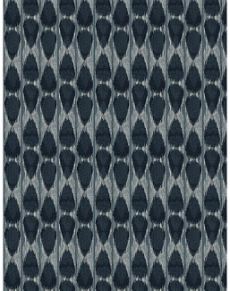 Ткань Fabricut Luxe Nuances Sapphire Forest DubaiIkat/Indigo