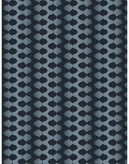 Ткань Fabricut Luxe Nuances Sapphire Forest ExcessiveStripe/Indigo