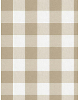 Ткань Fabricut Clean & Classic Indoor/Outdoor Checks & Stripes CampingCheck/Linen