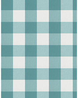 Ткань Fabricut Clean & Classic Indoor/Outdoor Checks & Stripes CampingCheck/Aquamarine