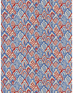Ткань Stroheim Dana Gibson Prints II Taj/Persimmon