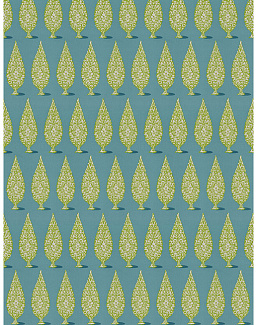 Ткань Stroheim Dana Gibson Prints II Priya/Peacock