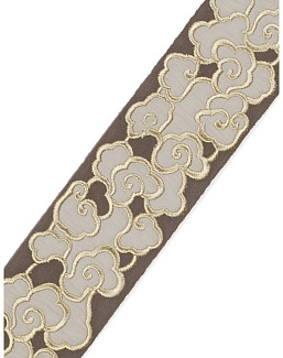 Ткань Stroheim Octave Cloudprint/Gold dust