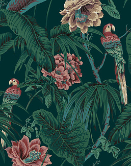 Обои House Of Hackney WII Newness 2018 Paradisa/Spruce Green