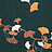 Панно и фотообои Misha Asia Ginkgo/Blue Petrolio