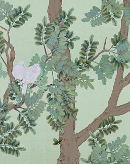 Панно и фотообои Misha Asia Pagoda Tree/Pearl Grey