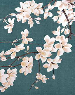 Панно и фотообои Misha Asia White Magnolia/Oriental Blue