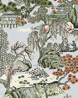 Обои Thibaut Dynasty T75460