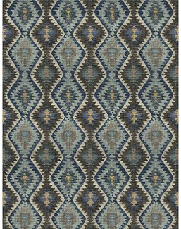 Ткань Fabricut Natural Nuances Vignettes Night ParodiaKilim/Indigo