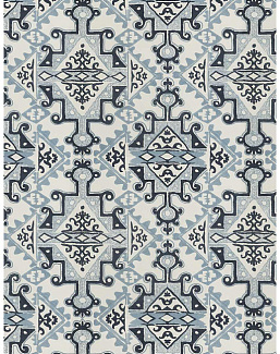 Ткань Fabricut Natural Nuances Vignettes Night Feldiance/Chambray