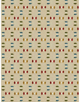 Ткань Fabricut Natural Nuances Vignettes Clay GewaFray/Confetti