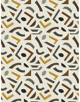 Ткань Fabricut Natural Nuances Vignettes Java Crassula/Toffee