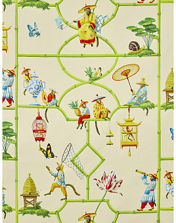 Ткань Pierre Frey Les singes savants F3604001