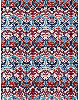 Ткань Fabricut Iris Apfel IndonesianIkat/Jewel