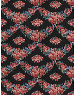 Ткань Fabricut Iris Apfel RoseFloral/Multi