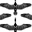 Ткань Marufabrics Collection 2 BirdsBlack