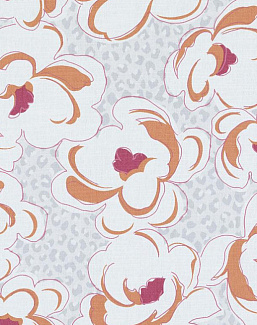 Ткань Duralee Eileen K. Boyd Vol.2 - Dahlia, Tangerine 21088/35